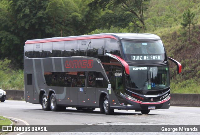 Transportes Única Petrópolis RJ 163.008 na cidade de Juiz de Fora, Minas Gerais, Brasil, por George Miranda. Número da foto: #12321845.