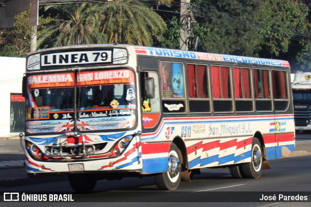 San Miguel SA - Linea 79 0511 na cidade de San Lorenzo, Central, Paraguai, por José Paredes. Número da foto: #12322146.