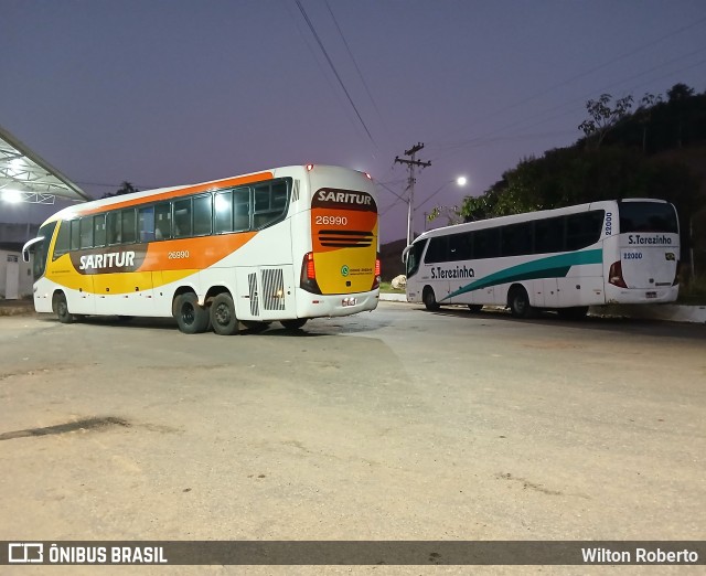 Saritur - Santa Rita Transporte Urbano e Rodoviário 26990 na cidade de Governador Valadares, Minas Gerais, Brasil, por Wilton Roberto. Número da foto: #12320993.