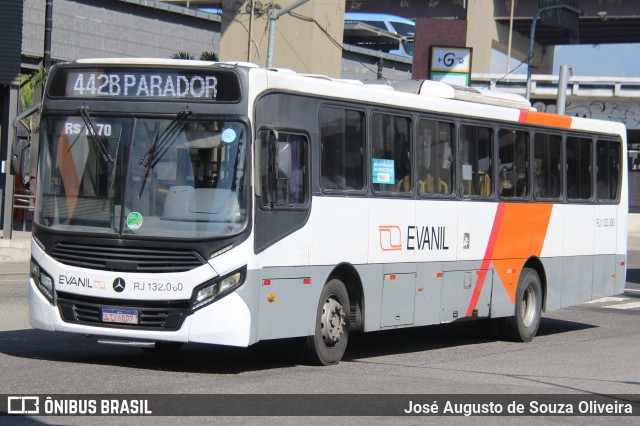 Evanil Transportes e Turismo RJ 132.080 na cidade de Rio de Janeiro, Rio de Janeiro, Brasil, por José Augusto de Souza Oliveira. Número da foto: #12321887.