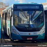Viação Sorriso de Minas 5033 na cidade de Uberlândia, Minas Gerais, Brasil, por Marcel Fagundes. Número da foto: #:id.