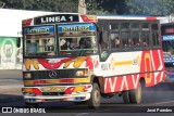 Inter Bus SRL - Linea 1 27 na cidade de San Lorenzo, Central, Paraguai, por José Paredes. Número da foto: #12320438.
