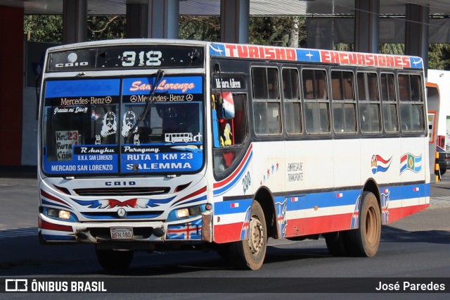 Nueva Generación de Servicios - Linea 318 200 na cidade de San Lorenzo, Central, Paraguai, por José Paredes. Número da foto: #12323488.