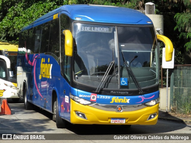 Rápido Expresso Fênix Viação 42525 na cidade de São Paulo, São Paulo, Brasil, por Gabriel Oliveira Caldas da Nobrega. Número da foto: #12322655.