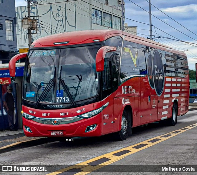 Next Mobilidade - ABC Sistema de Transporte 7713 na cidade de São Bernardo do Campo, São Paulo, Brasil, por Matheus Costa. Número da foto: #12322863.