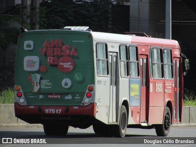 Viação Belo Monte Transportes Coletivos 97517 na cidade de Belo Horizonte, Minas Gerais, Brasil, por Douglas Célio Brandao. Número da foto: #12324672.