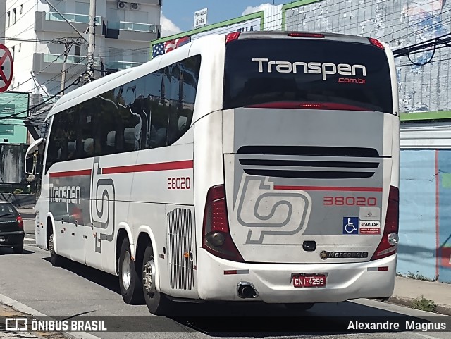 Transpen Transporte Coletivo e Encomendas 38020 na cidade de Sorocaba, São Paulo, Brasil, por Alexandre  Magnus. Número da foto: #12324894.