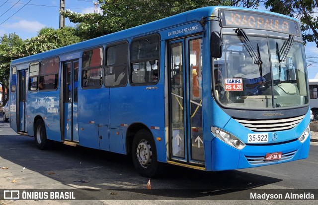 Taguatur - Taguatinga Transporte e Turismo 35-522 na cidade de Paço do Lumiar, Maranhão, Brasil, por Madyson Almeida. Número da foto: #12323114.