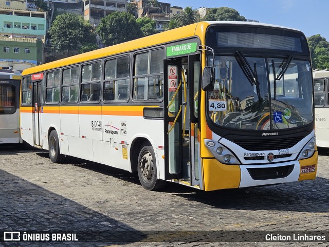 Transportes Paranapuan B10048 na cidade de Rio de Janeiro, Rio de Janeiro, Brasil, por Cleiton Linhares. Número da foto: #12323163.