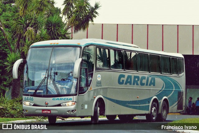 Viação Garcia 6446 na cidade de Ourinhos, São Paulo, Brasil, por Francisco Ivano. Número da foto: #12325026.