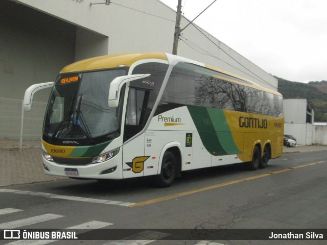 Empresa Gontijo de Transportes 19690 na cidade de Juiz de Fora, Minas Gerais, Brasil, por Jonathan Silva. Número da foto: #12322929.