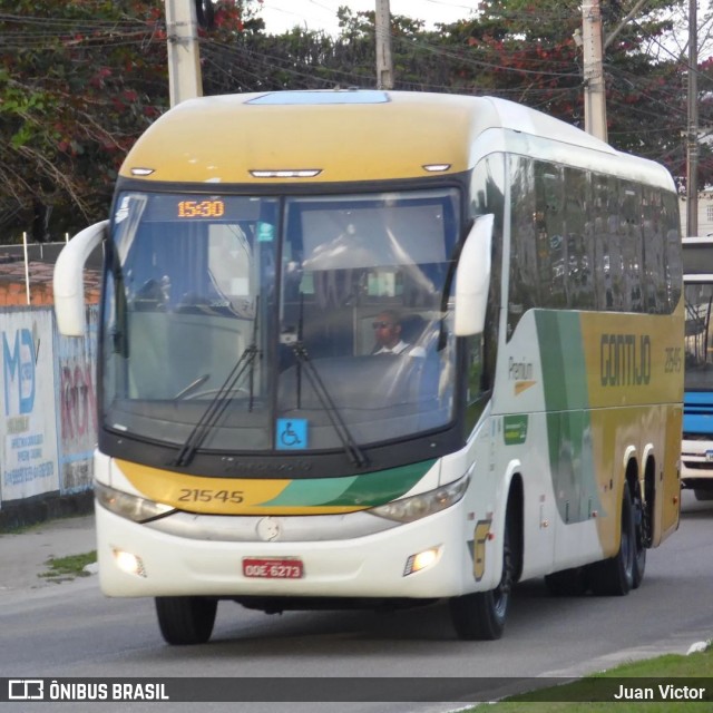 Empresa Gontijo de Transportes 21545 na cidade de Eunápolis, Bahia, Brasil, por Juan Victor. Número da foto: #12323118.