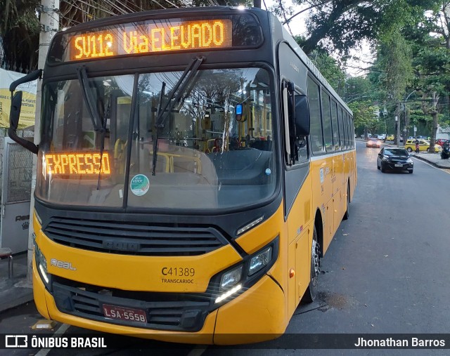 Real Auto Ônibus C41389 na cidade de Rio de Janeiro, Rio de Janeiro, Brasil, por Jhonathan Barros. Número da foto: #12323997.