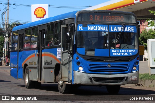 3 de Febrero S.A. - Línea 454 02 na cidade de San Lorenzo, Central, Paraguai, por José Paredes. Número da foto: #12324518.