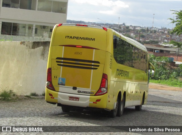 Viação Itapemirim 60043 na cidade de Caruaru, Pernambuco, Brasil, por Lenilson da Silva Pessoa. Número da foto: #12323876.