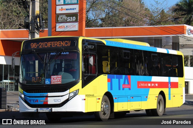 TTA S.A. - Línea 96 120 na cidade de San Lorenzo, Central, Paraguai, por José Paredes. Número da foto: #12323406.
