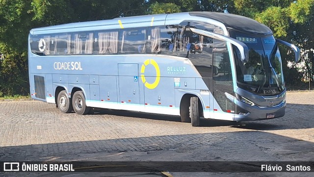 Viação Cidade Sol 10180 na cidade de Cruz das Almas, Bahia, Brasil, por Flávio  Santos. Número da foto: #12324019.