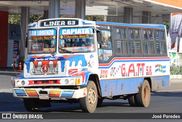 Empresa De Transporte Avay - Linea 63 2010 na cidade de San Lorenzo, Central, Paraguai, por José Paredes. Número da foto: #12323855.