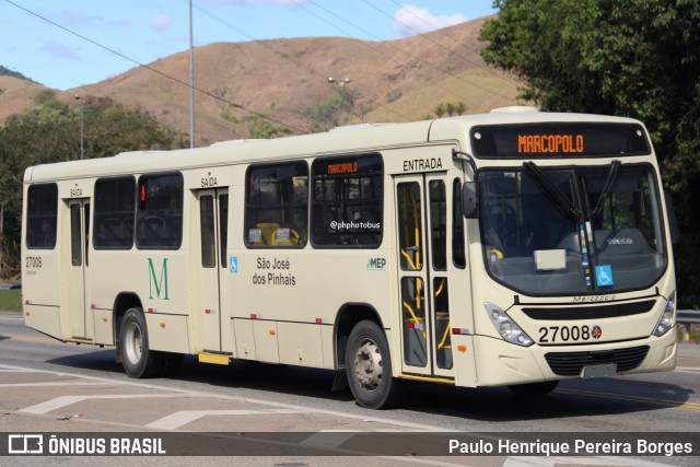 Viação Graciosa 27008 na cidade de Barra do Piraí, Rio de Janeiro, Brasil, por Paulo Henrique Pereira Borges. Número da foto: #12323716.