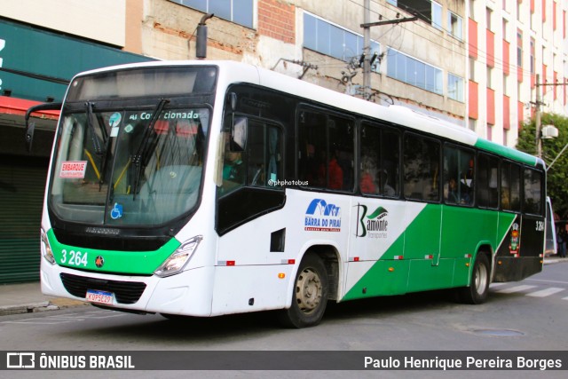 Bamonte Transportes 3 264 na cidade de Barra do Piraí, Rio de Janeiro, Brasil, por Paulo Henrique Pereira Borges. Número da foto: #12323742.