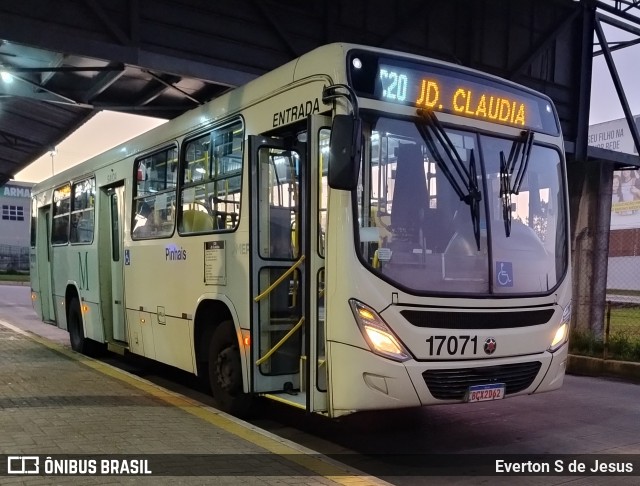 Expresso Azul 17071 na cidade de Pinhais, Paraná, Brasil, por Everton S de Jesus. Número da foto: #12324426.