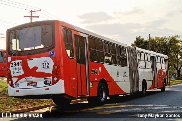 Itajaí Transportes Coletivos 2941 na cidade de Campinas, São Paulo, Brasil, por Tony Maykon Santos. Número da foto: #12326466.