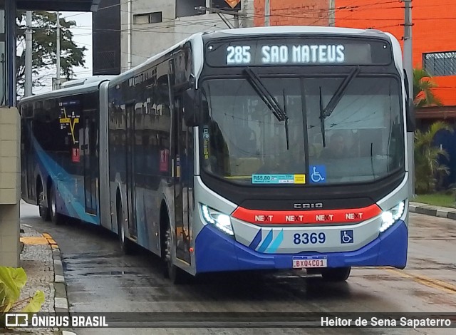 Next Mobilidade - ABC Sistema de Transporte 8369 na cidade de São Bernardo do Campo, São Paulo, Brasil, por Heitor de Sena Sapaterro. Número da foto: #12325607.