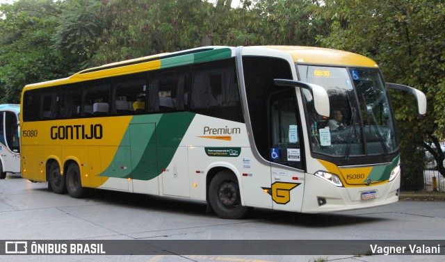 Empresa Gontijo de Transportes 15080 na cidade de São Paulo, São Paulo, Brasil, por Vagner Valani. Número da foto: #12327039.