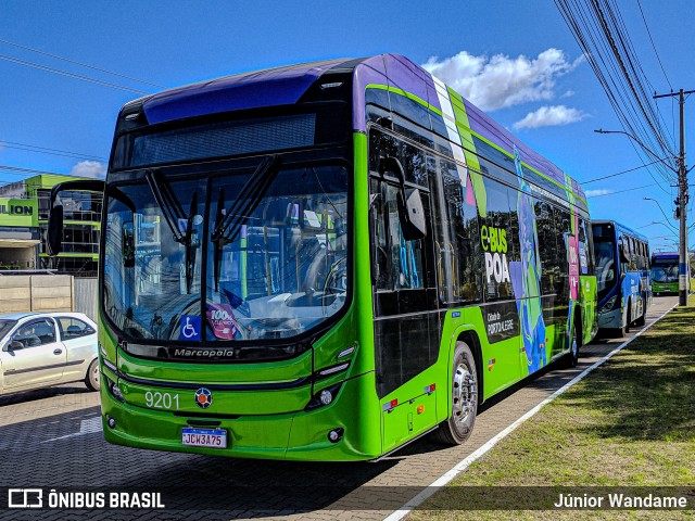 Nortran Transportes Coletivos 9201 na cidade de Porto Alegre, Rio Grande do Sul, Brasil, por Júnior Wandame. Número da foto: #12326030.