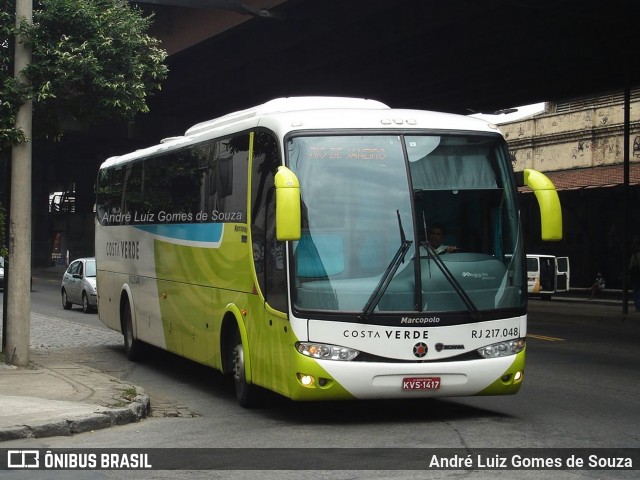 Costa Verde Transportes RJ 217.048 na cidade de Rio de Janeiro, Rio de Janeiro, Brasil, por André Luiz Gomes de Souza. Número da foto: #12325234.
