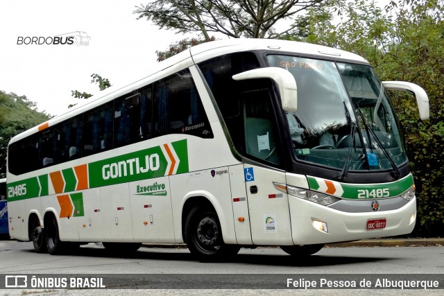 Empresa Gontijo de Transportes 21485 na cidade de São Paulo, São Paulo, Brasil, por Felipe Pessoa de Albuquerque. Número da foto: #12326943.