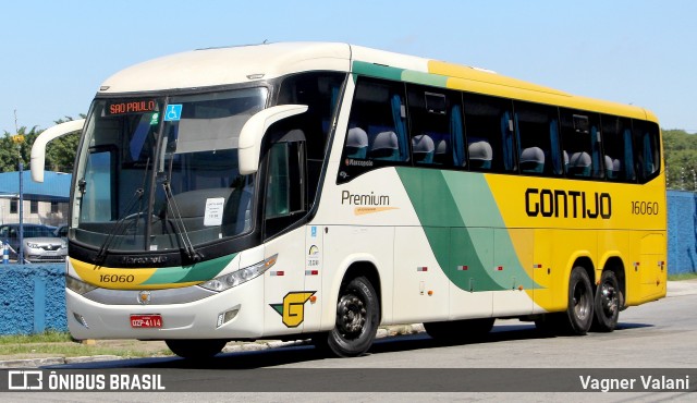 Empresa Gontijo de Transportes 16060 na cidade de São Paulo, São Paulo, Brasil, por Vagner Valani. Número da foto: #12327158.