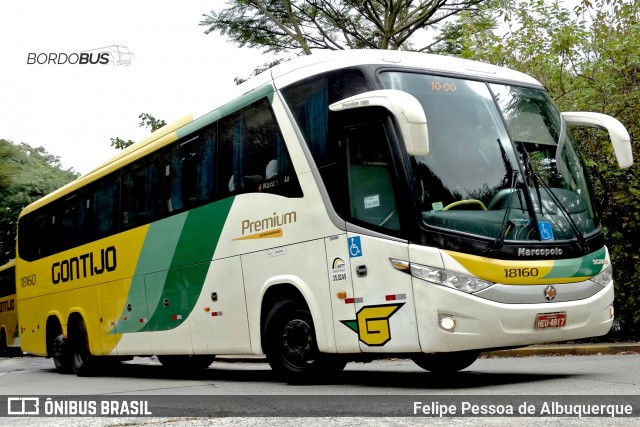 Empresa Gontijo de Transportes 18160 na cidade de São Paulo, São Paulo, Brasil, por Felipe Pessoa de Albuquerque. Número da foto: #12326959.