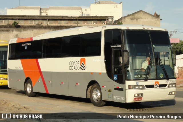 Viação Cidade do Aço RJ 174.053 na cidade de Rio de Janeiro, Rio de Janeiro, Brasil, por Paulo Henrique Pereira Borges. Número da foto: #12326843.