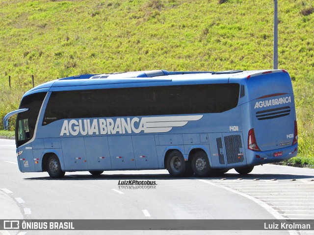 Viação Águia Branca 14011 na cidade de Juiz de Fora, Minas Gerais, Brasil, por Luiz Krolman. Número da foto: #12325121.