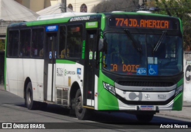 Caprichosa Auto Ônibus B27164 na cidade de Rio de Janeiro, Rio de Janeiro, Brasil, por André Neves . Número da foto: #12326166.