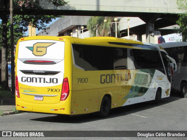 Empresa Gontijo de Transportes 7100 na cidade de Belo Horizonte, Minas Gerais, Brasil, por Douglas Célio Brandao. Número da foto: #12326706.