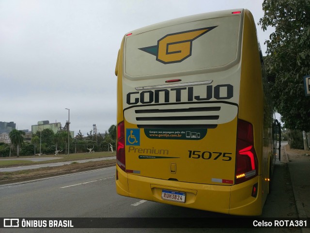 Empresa Gontijo de Transportes 15075 na cidade de Ipatinga, Minas Gerais, Brasil, por Celso ROTA381. Número da foto: #12326338.