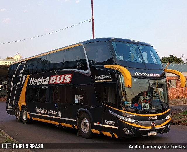 Flecha Bus 58023 na cidade de Porto Alegre, Rio Grande do Sul, Brasil, por André Lourenço de Freitas. Número da foto: #12325935.