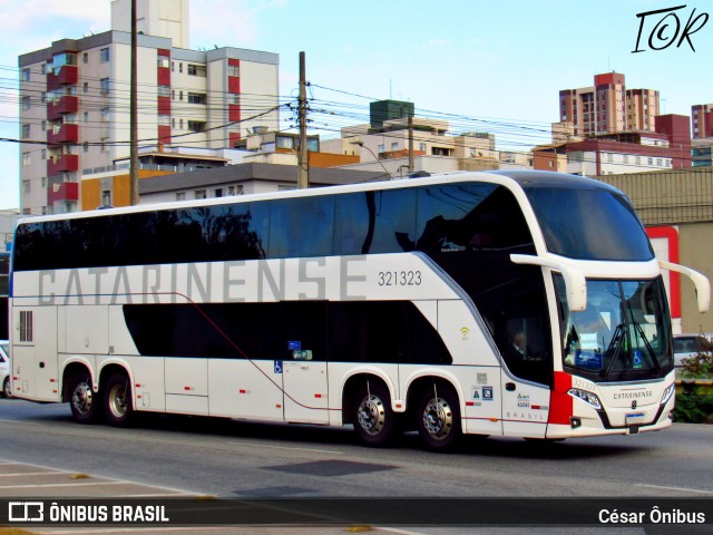 Auto Viação Catarinense 321323 na cidade de Belo Horizonte, Minas Gerais, Brasil, por César Ônibus. Número da foto: #12327065.