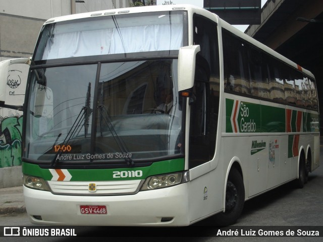 Cia. São Geraldo de Viação 20110 na cidade de Rio de Janeiro, Rio de Janeiro, Brasil, por André Luiz Gomes de Souza. Número da foto: #12325264.