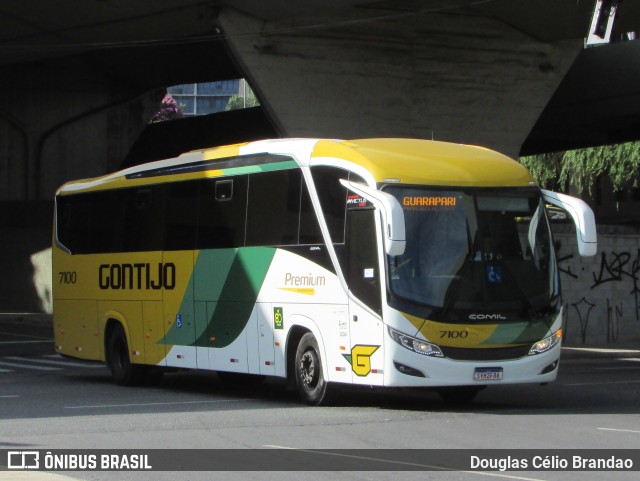 Empresa Gontijo de Transportes 7100 na cidade de Belo Horizonte, Minas Gerais, Brasil, por Douglas Célio Brandao. Número da foto: #12326704.