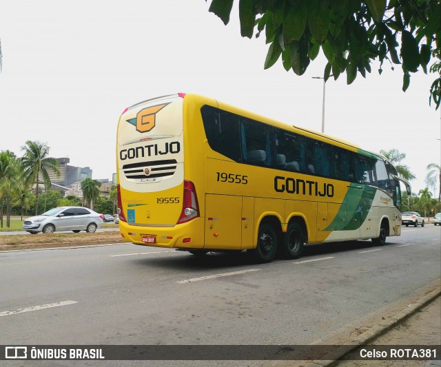 Empresa Gontijo de Transportes 19555 na cidade de Ipatinga, Minas Gerais, Brasil, por Celso ROTA381. Número da foto: #12325076.