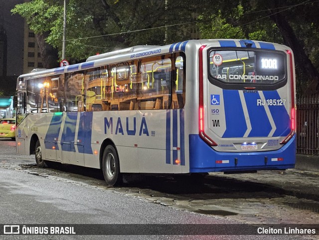 Viação Mauá RJ 185.127 na cidade de Rio de Janeiro, Rio de Janeiro, Brasil, por Cleiton Linhares. Número da foto: #12325711.