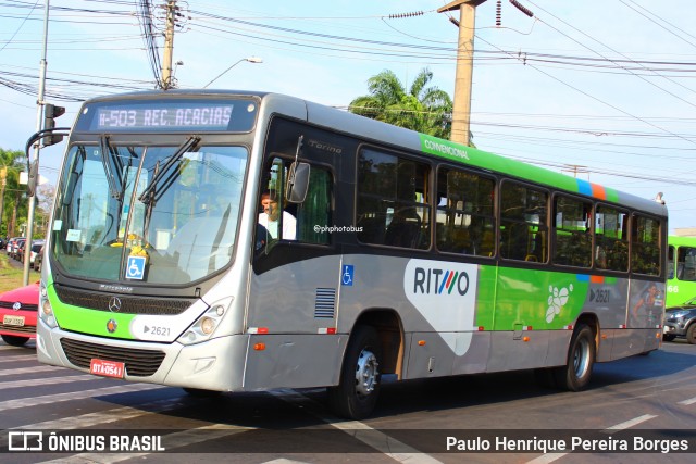 Rápido D´Oeste 2621 na cidade de Ribeirão Preto, São Paulo, Brasil, por Paulo Henrique Pereira Borges. Número da foto: #12329769.