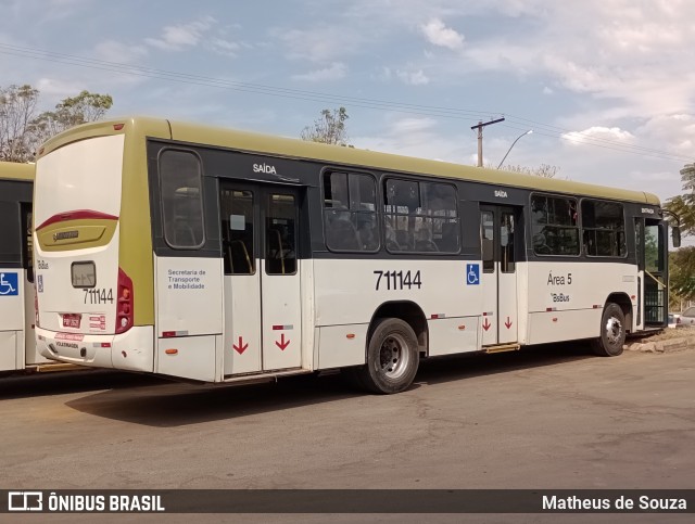 BsBus Mobilidade 711144 na cidade de Brazlândia, Distrito Federal, Brasil, por Matheus de Souza. Número da foto: #12330128.
