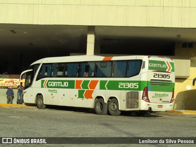 Empresa Gontijo de Transportes 21385 na cidade de Caruaru, Pernambuco, Brasil, por Lenilson da Silva Pessoa. Número da foto: #12329185.
