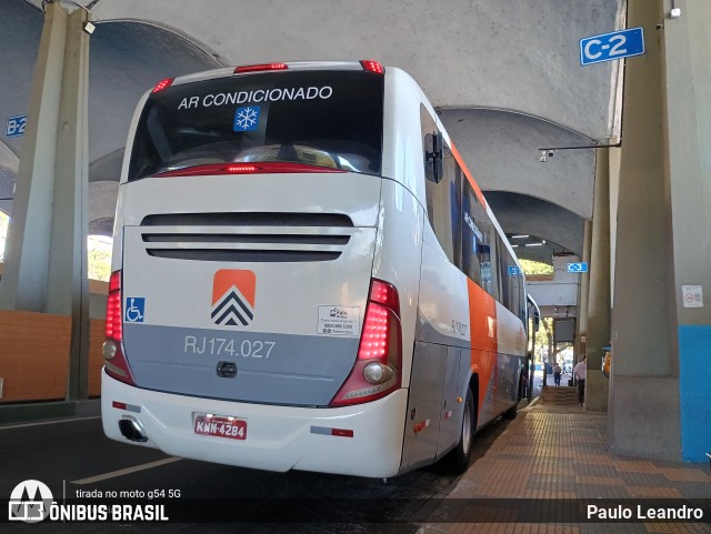Viação Cidade do Aço RJ 174.027 na cidade de Volta Redonda, Rio de Janeiro, Brasil, por Paulo Leandro. Número da foto: #12327967.