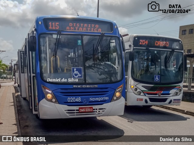 Consórcio Navegantes - 02 > Viação São Jorge > Transurb Transporte Urbano 02048 na cidade de João Pessoa, Paraíba, Brasil, por Daniel da Silva. Número da foto: #12328268.
