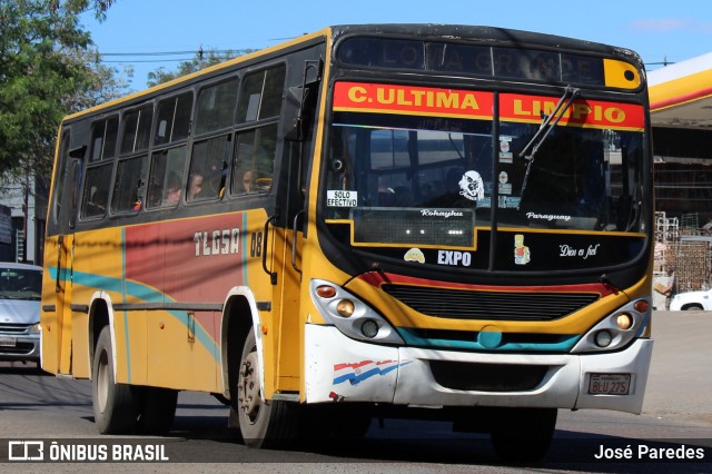 TLGSA - Transporte Loma Grande S.A. - Línea 132 > Transporte LomaGrandense S.A. 08 na cidade de San Lorenzo, Central, Paraguai, por José Paredes. Número da foto: #12328536.